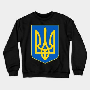 Coat of Arms of Ukraine - Tryzub Crewneck Sweatshirt